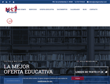 Tablet Screenshot of colegiomalvar.com